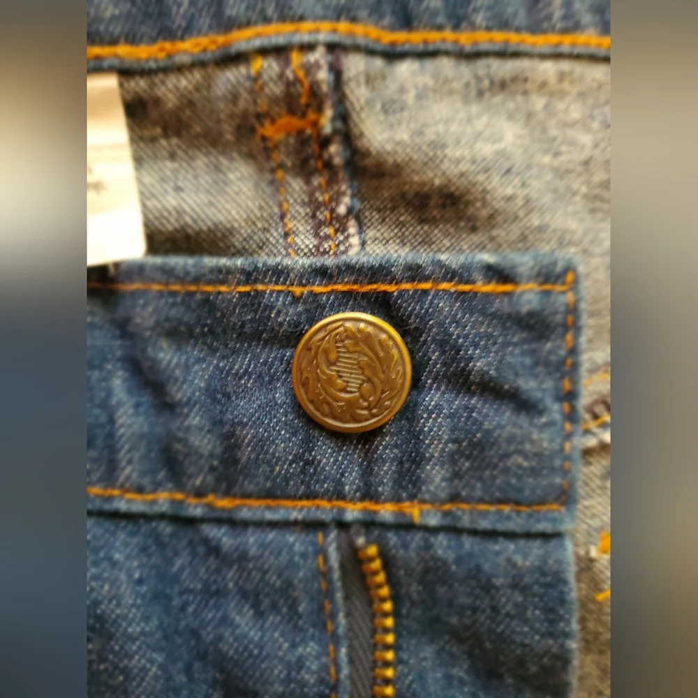CHI PANTS SANTA CRUZ ORIGINAL 84-91 RUN BLUE JEANS 34 100% COTTON NWOT
